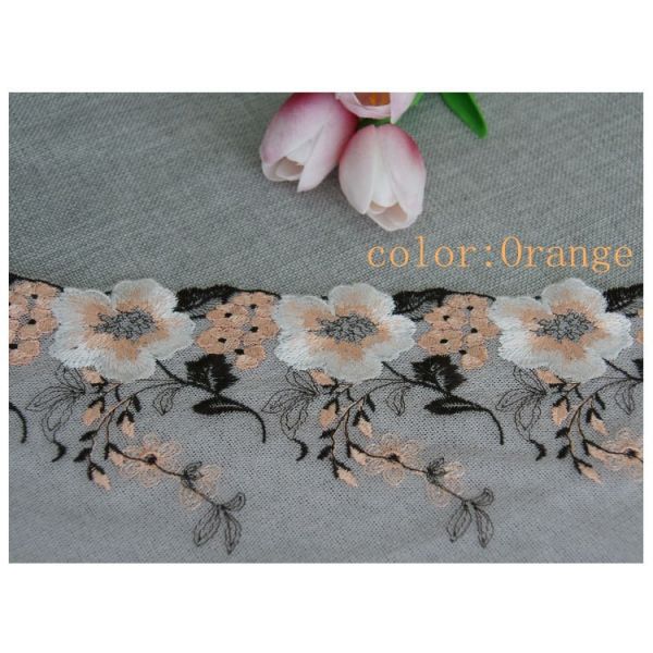 Plum-Blossom Embroidery Edge for Cloth Dolls/Pajamas Lace Border