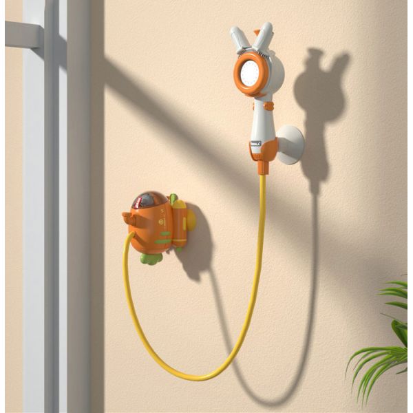 Newborn Baby Bath Shower Head Electric Sprinkler Radish Submarine for Kids' Water Playtime