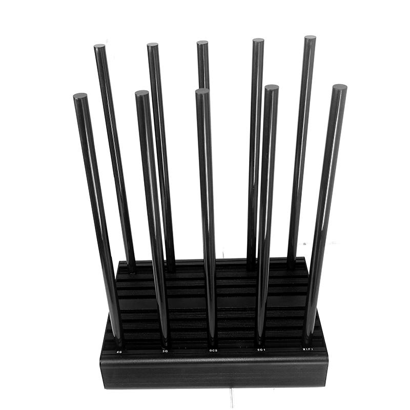 200-400 квадрат измеряет сжимать Jammers сигнала блокатора сигнала WiFi Jammer канала настольные 100W RF 5G ряда 10