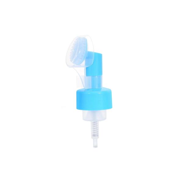 Bomba de espuma de escova de silicone de plástico 42/410 43/410 Dispensador de sabão de limpeza facial