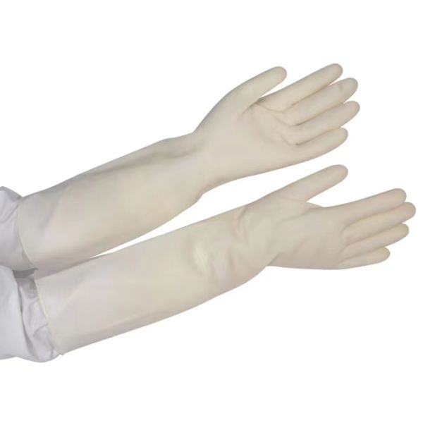 15Mil Waterproof Gloves For Washing Dishes 38cm Restaurant Nitrile Gloves