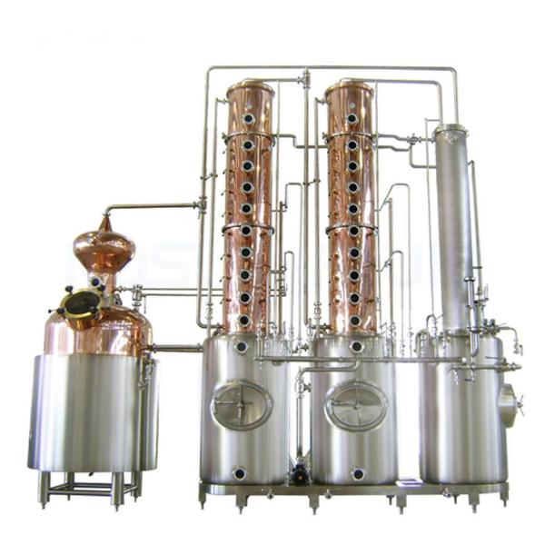 Transforme sua destilaria com o equipamento de destilação de álcool de cobre vermelho SUS304 da GSTA