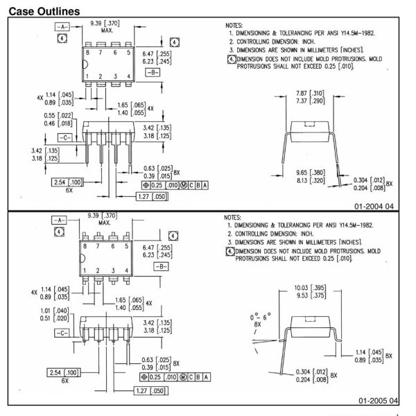 Opto isolated photovoltaic driver dual channel Infineon PVI5033RSPBF for power MOSFET and IGBT gate control