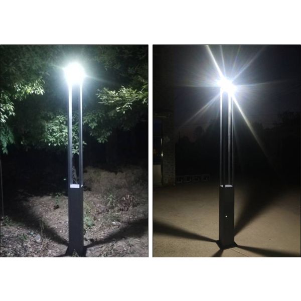 Spot LED Square Landscape Light Post IP65 Solar Garden Light for Park Street Lamp