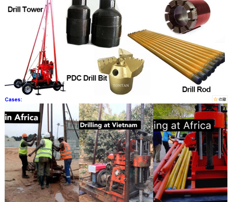 50 метров пробуя гидравлическое снаряжение бурения керна трубы 42mm