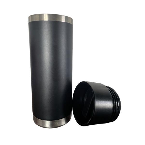 Custom Printing 18oz Double Wall Insulated Stainless Steel Mug With Screw Lid