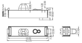 Ceiling Light Sensor With Corridor Function, PWM Dimming And Remote Control Available