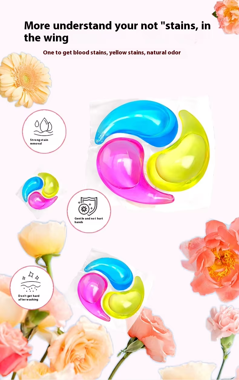 10g Concentrated Laundry Pods Long Lasting Fragrance Softening Cleaning Balls For Stain Removal For Apparel