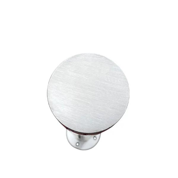 201/304/316 Stainless Steel Fixed Bollard Column for Parking Lot Access Control Management Safety Alert and Reflective Stripe