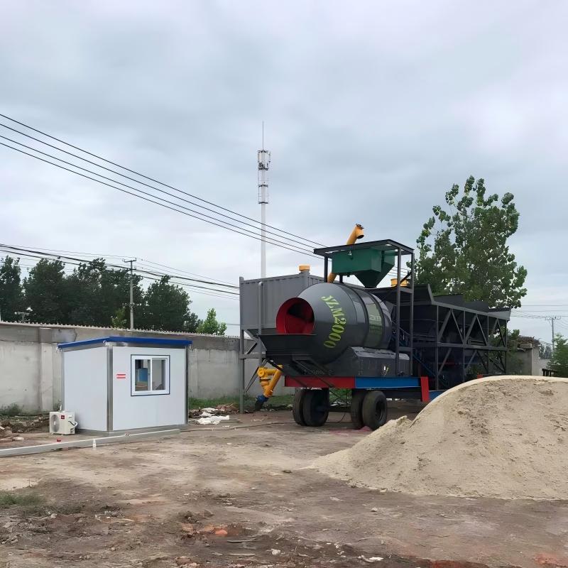 Portable Concrete Mixer Plant JZM Series Mobile Drum Mixing Plant Cement Plant Equipments For Small Medium Project