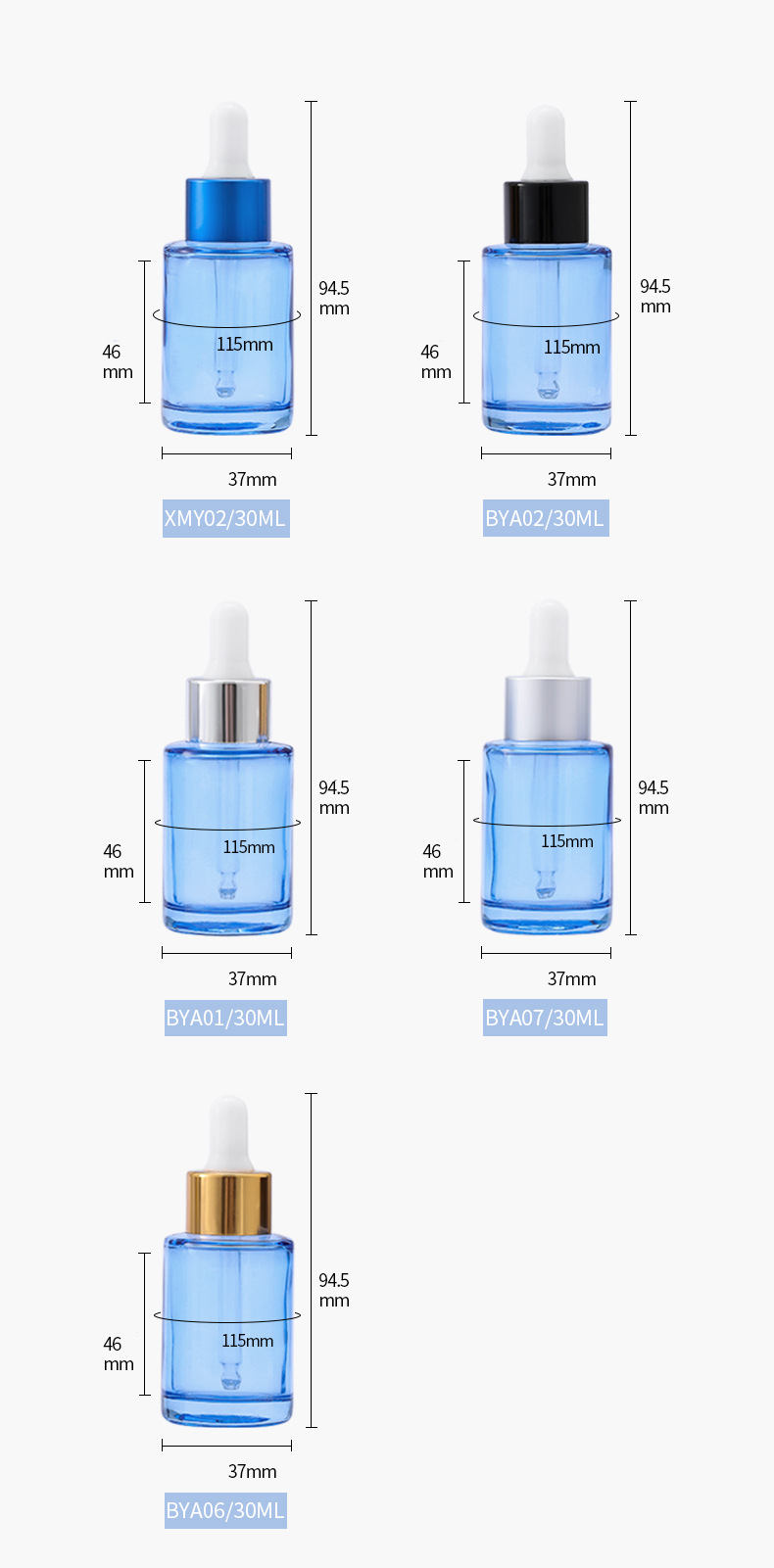Замороженные бутылки капельницы 30ml с пипеткой