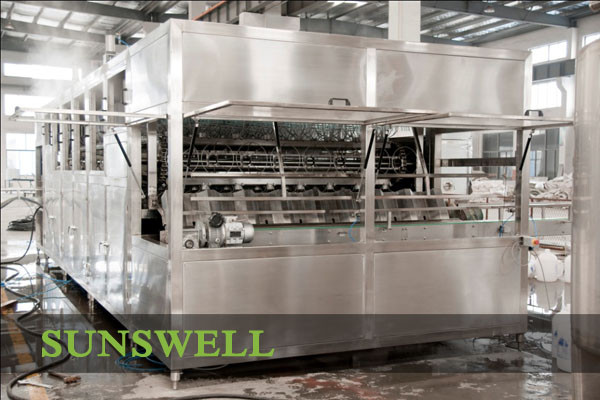 3 заполняя головки система бутылки Plasitc машины завалки воды 5 галлонов разливая по бутылкам