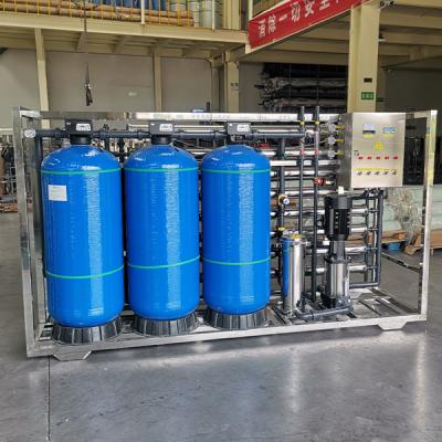 Componentes do núcleo da bomba Sistema de osmose reversa industrial para 4 toneladas por hora Tratamento de água