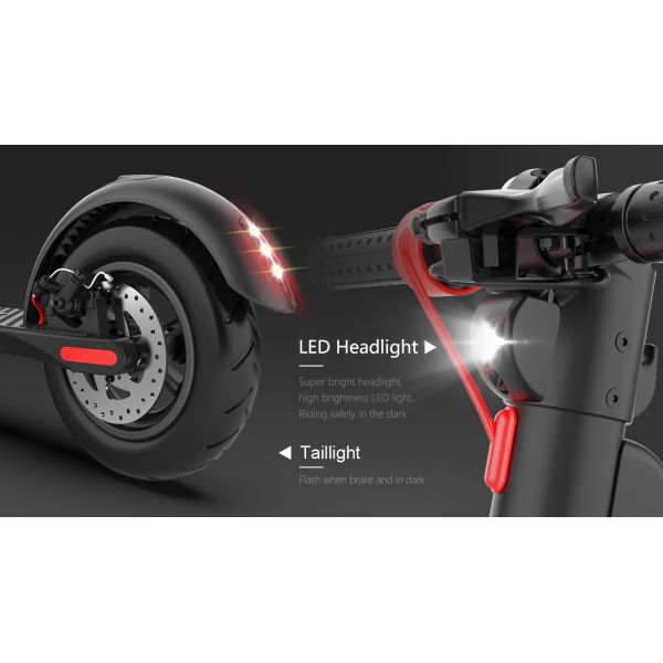 Livraison d'entrepôt UE/États-Unis 350W X8 Scooter électrique pliable 10 pouces 10Ah Scooters électriques pour la connectivité Bluetooth