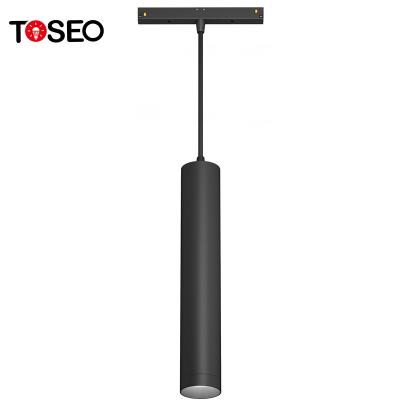 12w Dimmable Led Track Light Clothes Store Architecture Commercial COB Magnetic Led Grill Track Light