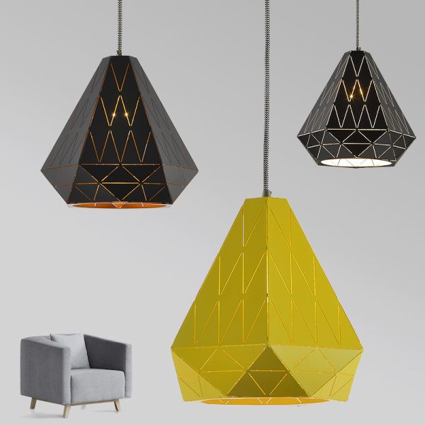 Antique Industrial Iron Hanging Pendant Lamp for Restaurant