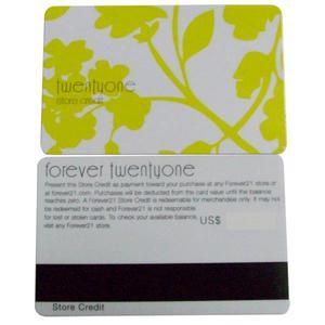 Magnetic strip cards