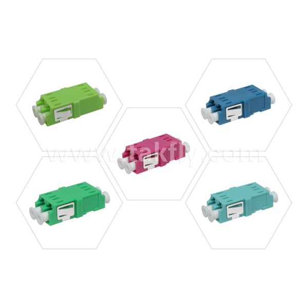 LC Adapter Cable Coupler APC/UPC SM/MM Simplex/Duplex/Quad/6 ways/8 ways Fiber Optic For Data Center FTTH