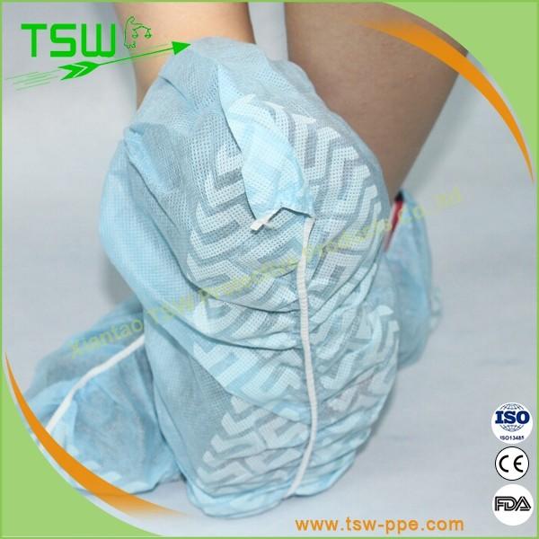 15x36cm 17x41cm Anti Skid Nonwoven Shoe Cover