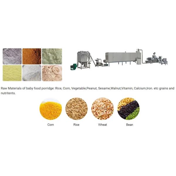 Couscous / Nutrition powder Food Extruder Machine / Equipments / Extruders