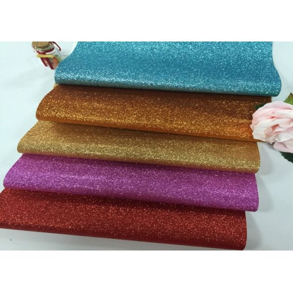 Hairbow Ribbon Multi Color Glitter Fabric For Wallpaper And Wedding Decoration