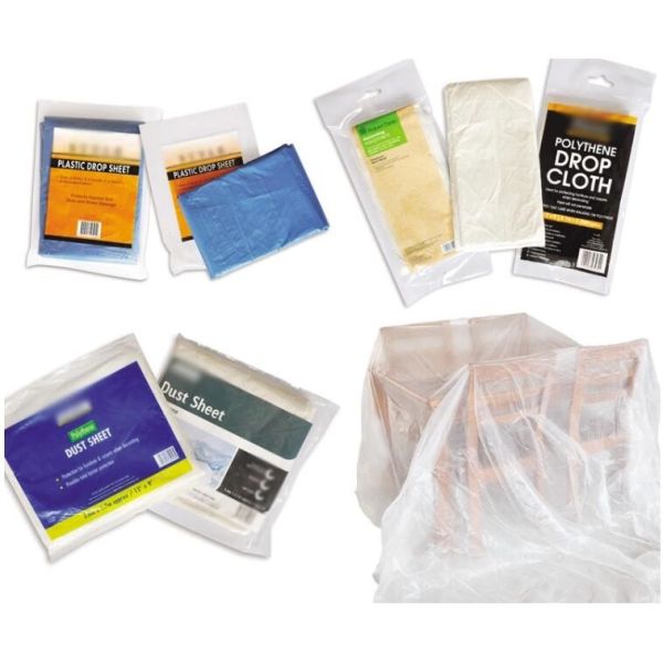 Drop Cloth Plastic Car Seat Covers Protective Protective Masking Film