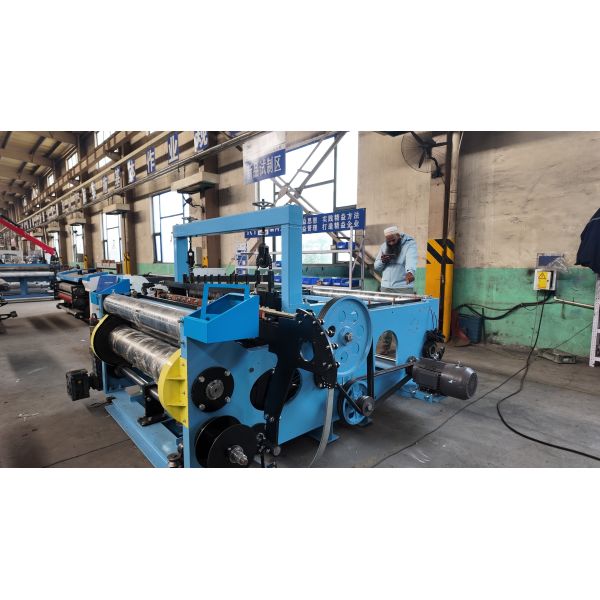 Heavy Gauge Wire Handling Wire Mesh Weaving Machine with Dual Servo Motors and PLC Touch Screen Control