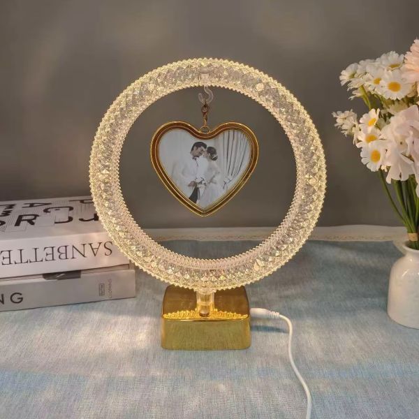 Sublimation LED Photo Frame Blanks Birthday Wedding Gift Customized Photo Frame Personalised Night Light