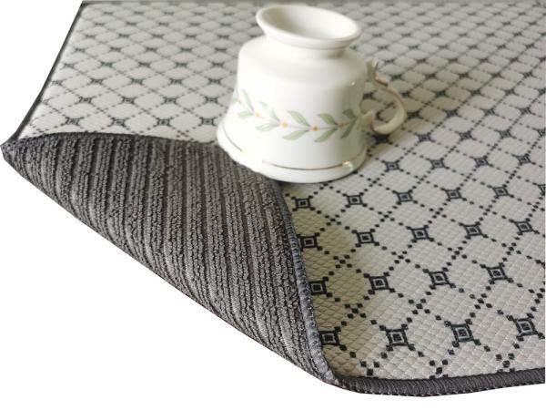 Compound Sponge Absorbent Dish Kitchen Mat Microfiber Dish Drying Mat