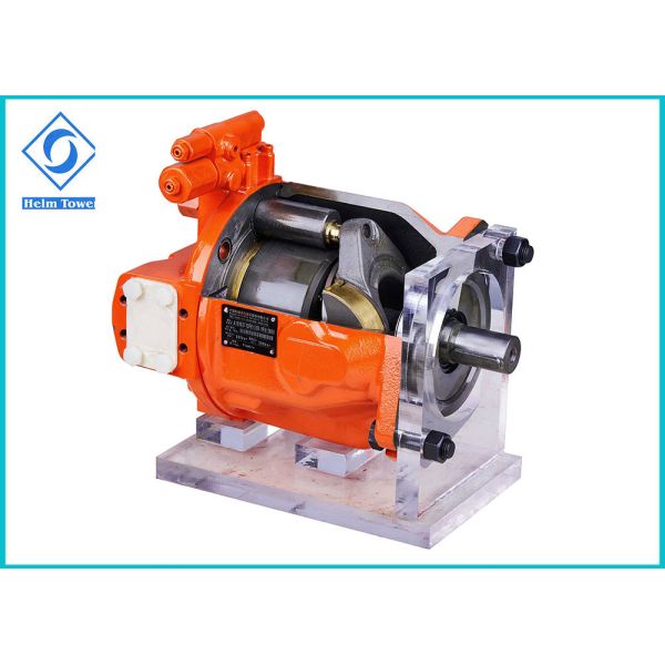 Construction Machinery Hydraulic Piston Pump High Speed With Two Drainage Ports