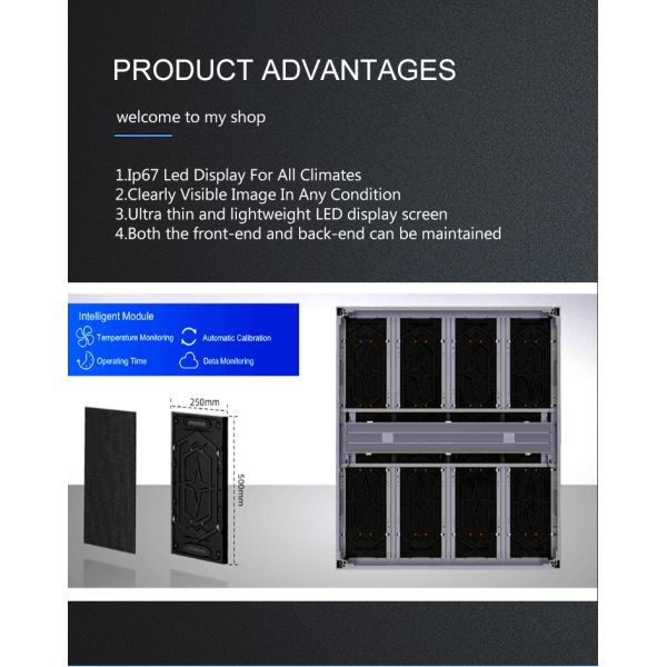 Led Display Screen For Advertising Outdoor Wedding Advertising P8 Outdoor LED Video Screen With Panel Size