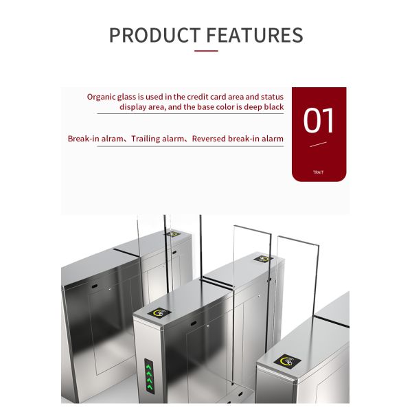 Anti Pinch Security Turnstile Gates , Office Building Employee Entrance Turnstile