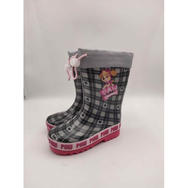 Matte ou brillant Finition pour enfants bottes de pluie pour enfants Wellies pour le printemps et l'été