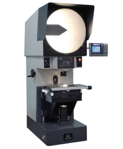 Large Work Stage φ600mm Vertical Profile Projector JT36 Support 5X Lens with Parallel Light