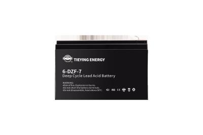 Pompes à oxygène batterie au plomb acide 6-Dzf-7 E-spraying pour EPS et UPS batterie de secours