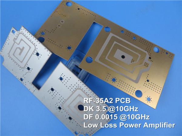 Taconic RF-35A2 PCB 20mil (0.508 mm) 30mil(0.762mm) 60mil (1.524mm) With Immersion Gold Immersion Silver and Blue Mask