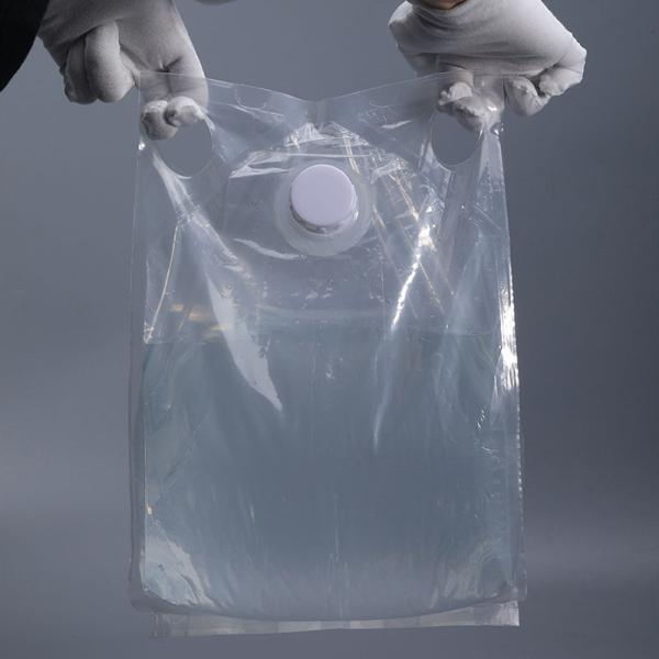 Boîte transparente avec couvercle à vis pour les jus, contenant d'emballage de grande capacité pour le vin