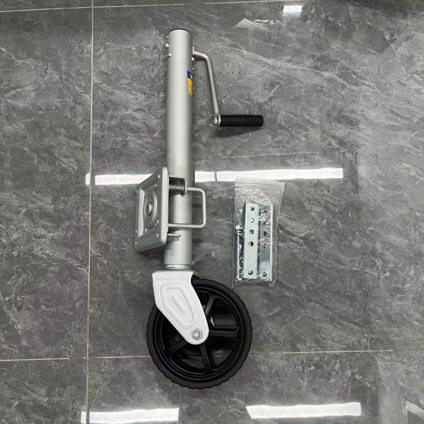 2500lbs 14'' Lift Marine Swivel Trailer Jack With 4'' × 8'' Wheel