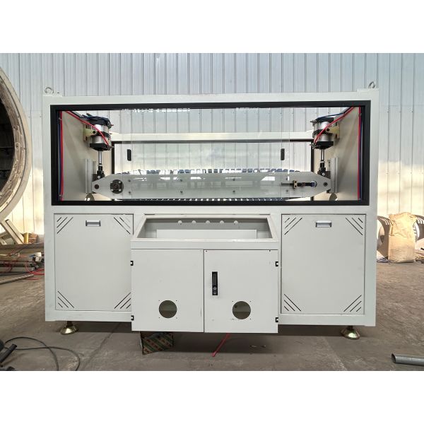 PVC Pipe Extrusion Line with Twin Screw Extruder for 75-250mm Pipe Diameter Full-Automatically Production