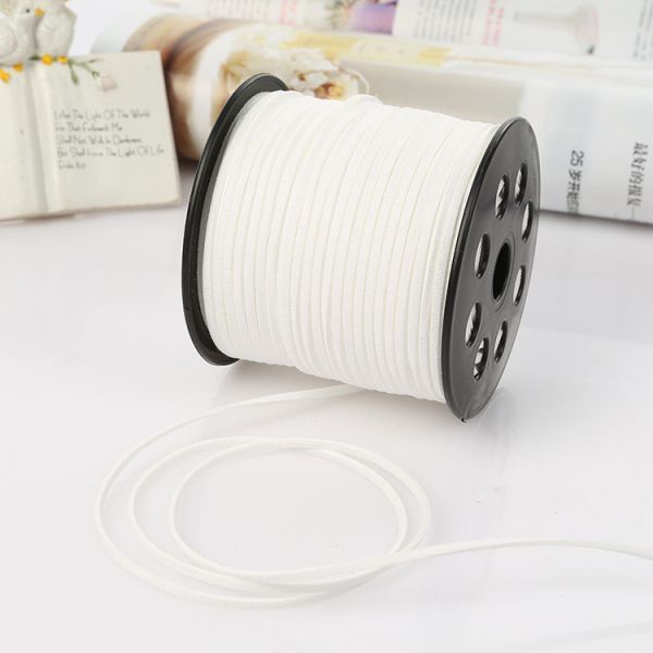 Сюэдовая кожа с бархатной лентой 3 мм с двусторонней лентой