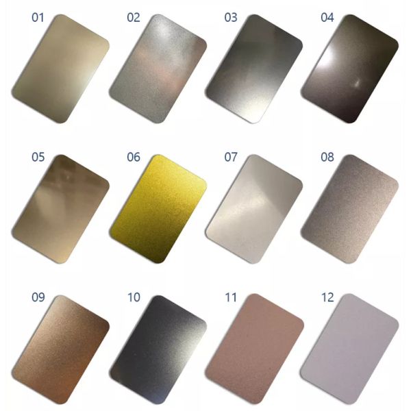 PVD Colour Bead Blasted Stainless Steel Sheet Decoiling Anti Oxidation