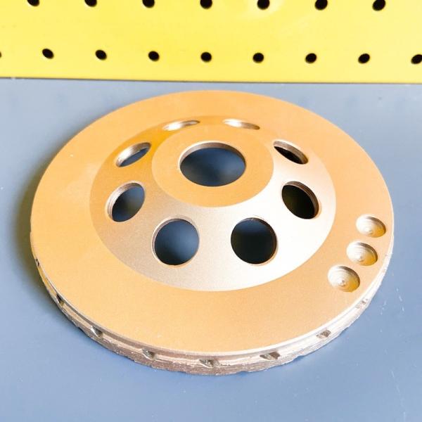 High Quality 7inch 180×4.5×20×22.23mm Diamond Continuous Turbo Grinding Cup Wheel For Concrete , Stone