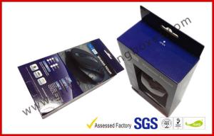 Rectangle Power Bank Portable Card Board Packaging Boxes , Promotional Mouse