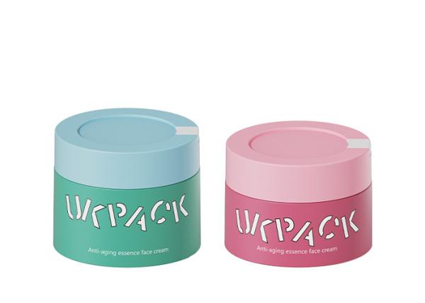 Bouteilles de crème cosmétique rechargeables avec petite cuillère 100g 150g 200g