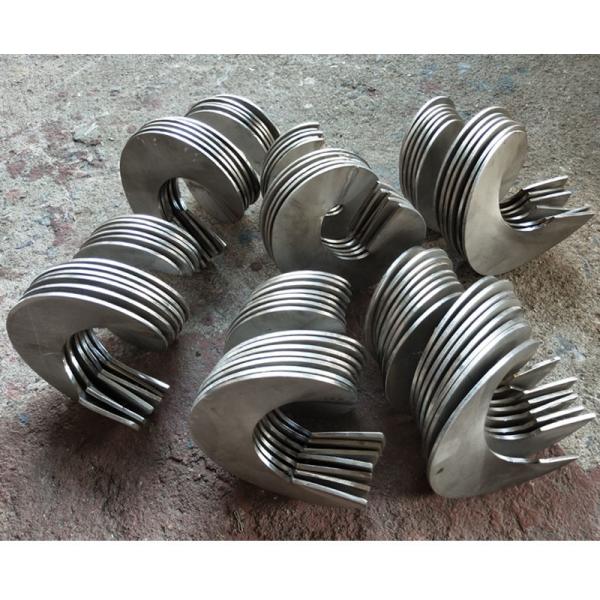 Carbon Steel Shaftless Painting Vertical Screw Auger High Efficiency With Fire Resistant