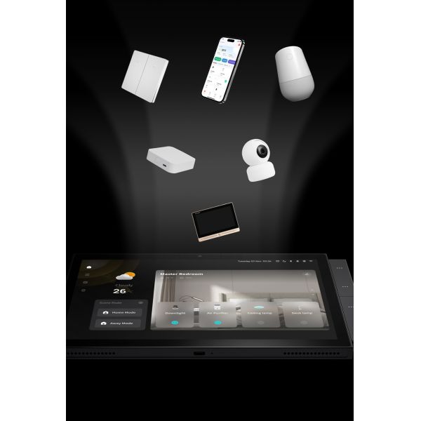 MAX ZigBee Gateway Smart Home Panel Retina Display 10.1 Inch With 5MP HD Camera Privacy Shutter