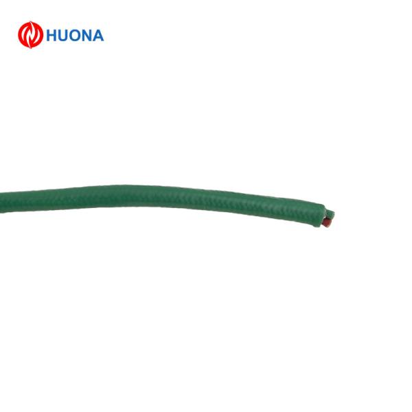 Fil thermocouple isolé en fibre de verre de type K de 7X0,211 mm