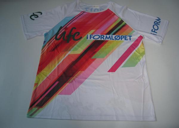 Sublimation Custom Printed Sport T Shirts Running T Shirt Quick Dry