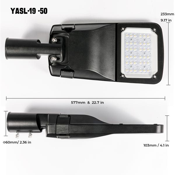 Lâmpada conduzida exterior impermeável 50w 100w 150w 200w da estrada da luz de rua Ip66