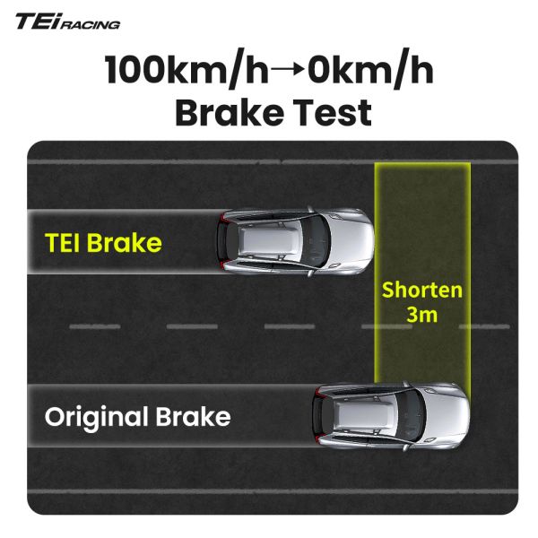 TEI GTS6 Racing 6 Pot One-piece Forged Brake Caliper 18-inch Front Big Brake Kit for BMW M4 F82 F83 G82 G83